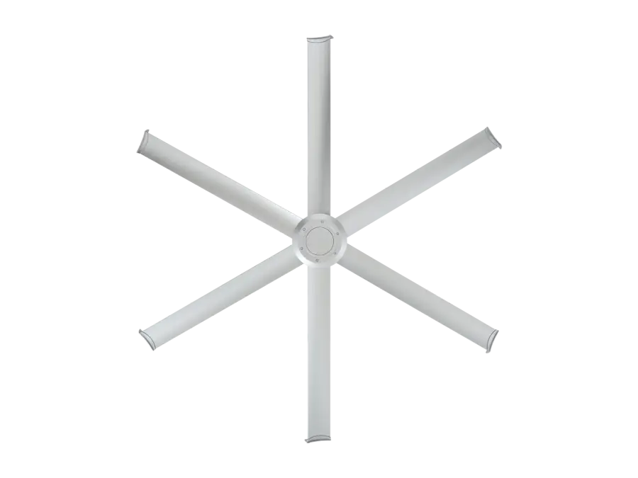 Mammoth 84" Outdoor Ceiling Fan in Silver - Image 2