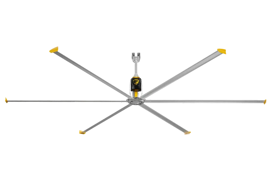 Powerfoil 6 HVLS Industrial Fan - 24 ft