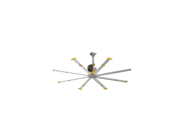 The Powerfoil X4 14 ft delivers unmatched airflow for large commercial and industrial spaces. With IP56 rating for harsh environments, patented 8-airfoil system, and industry-leading safety features, it's trusted by Amazon, Walmart, and FedEx.