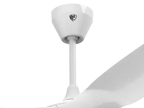This 5-inch downrod provides the perfect extension for Haiku L ceiling fans in standard ceiling applications. Includes complete installation hardware and matches the fan's clean aesthetic. - alternate view