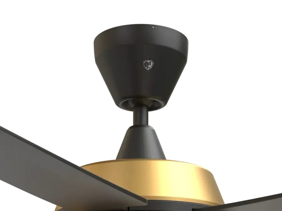 Speakeasy Ceiling Fan Downrod - Black, 5 Inch - Image 1