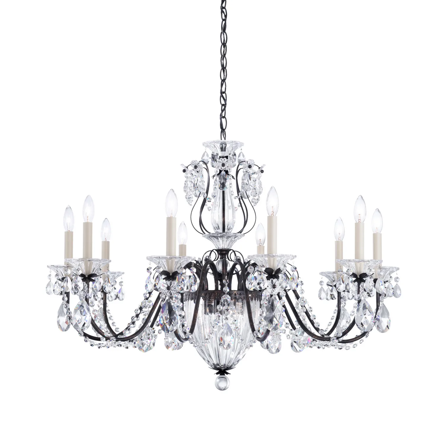 Bagatelle 13 Light Chandelier in Heirloom Bronze