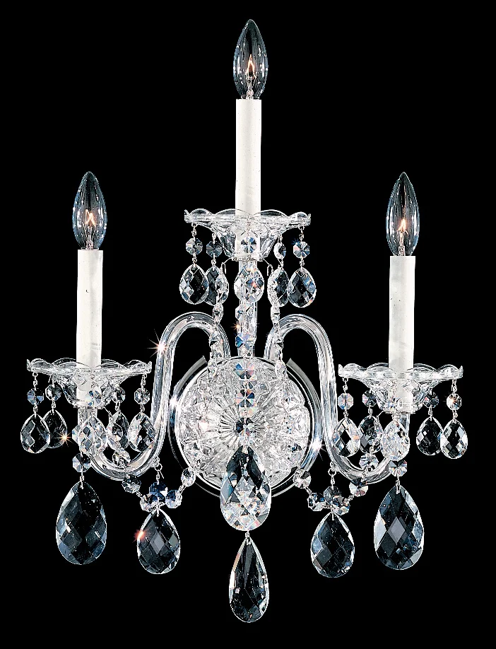Sterling Three Light Wall Sconce in Aurelia