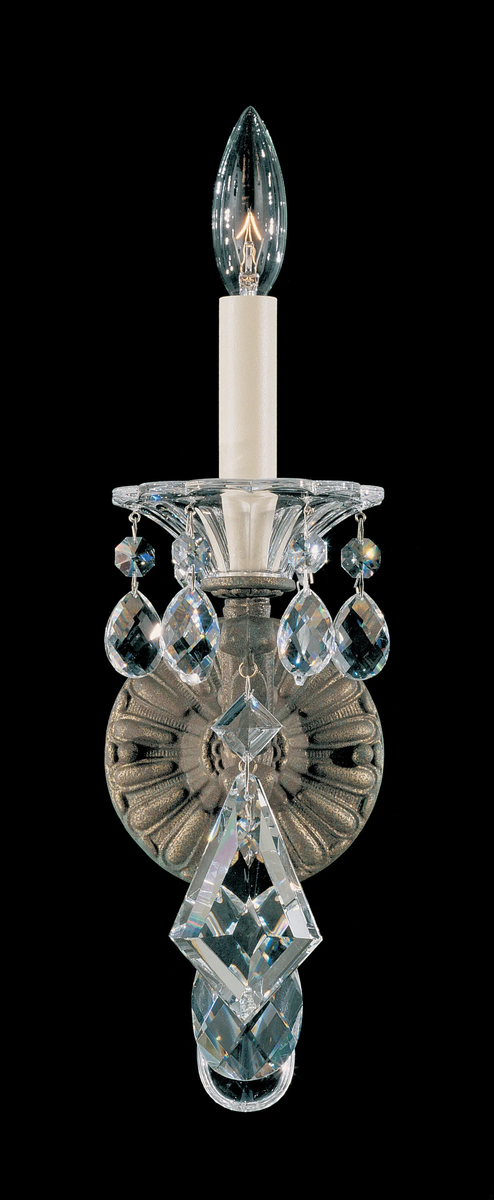 La Scala One Light Wall Sconce in Heirloom Gold