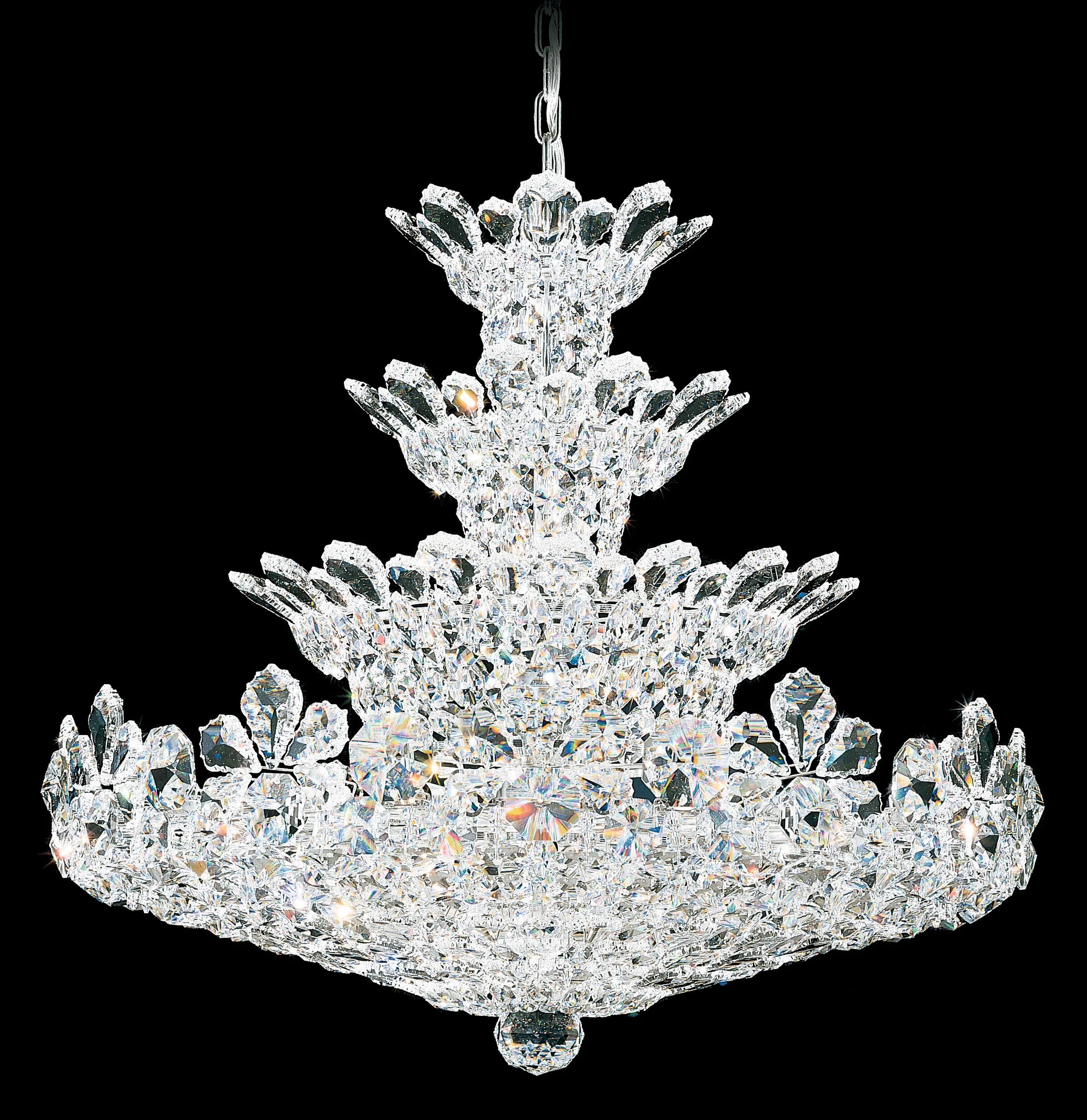 Trilliane 30 Light Pendant in Polished Stainless Steel