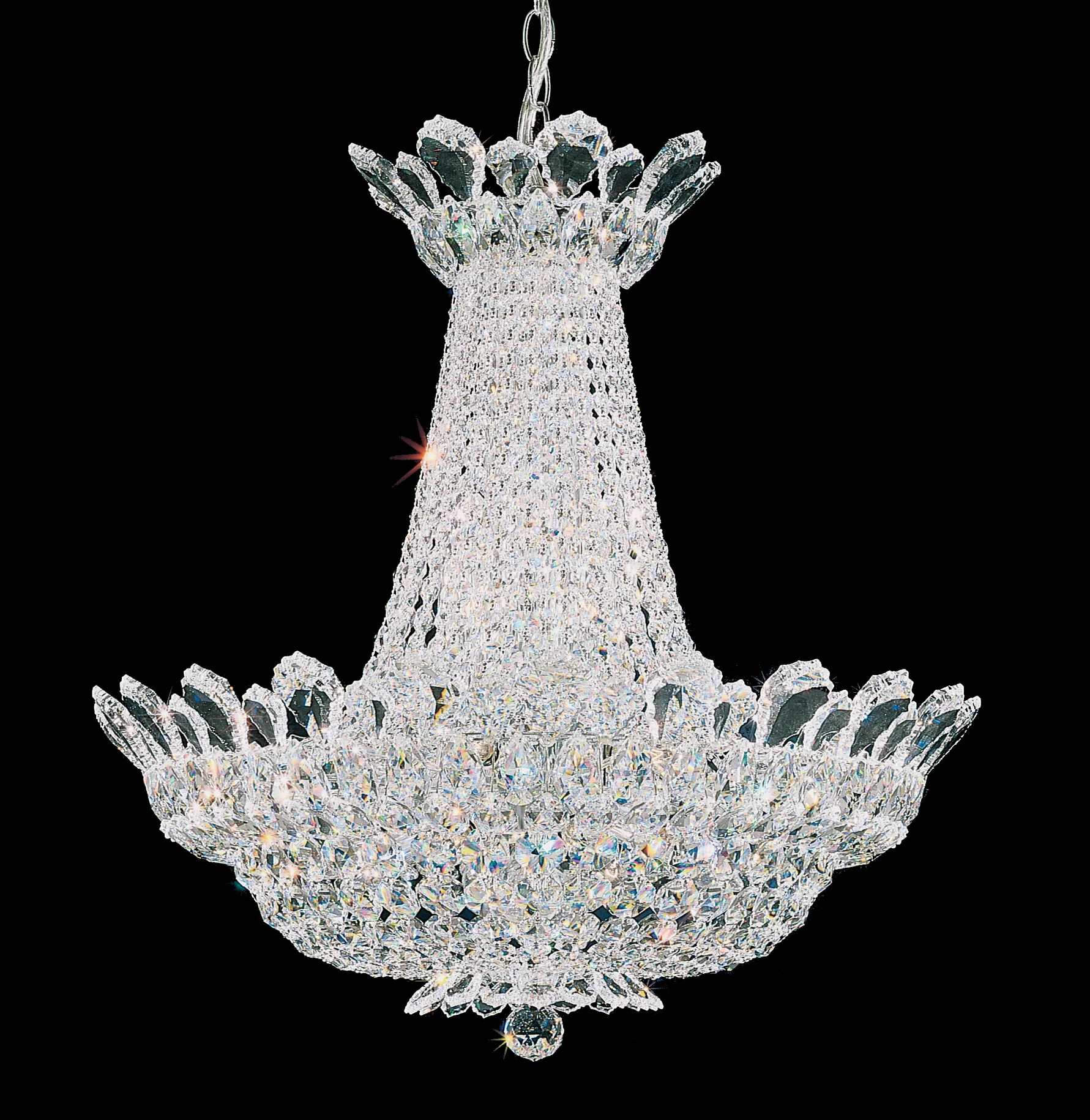 Trilliane 24 Light Pendant in Polished Stainless Steel