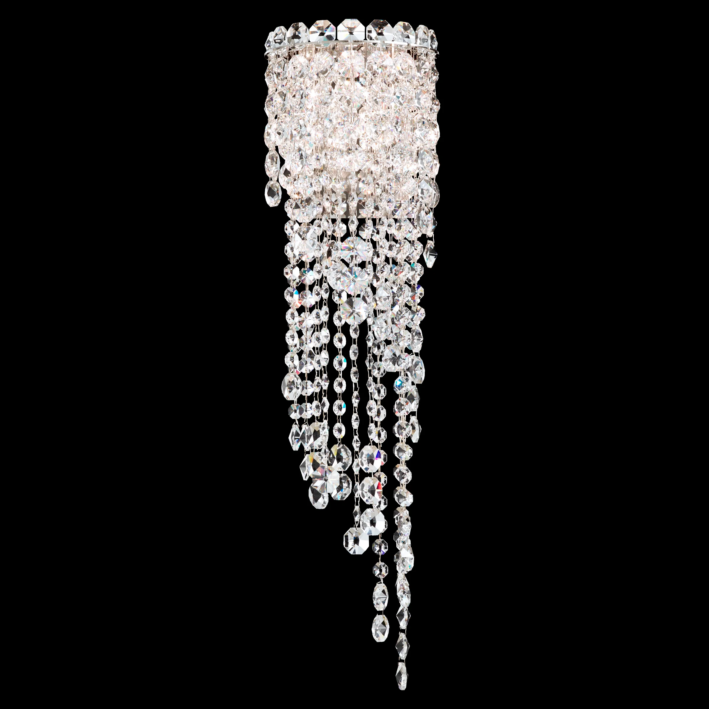 Chantant Two Light Wall Sconce in Polished Stainless Steel