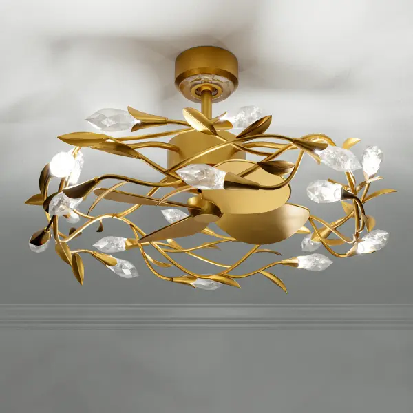 The Secret Garden Smart Fandelier by Schonbek Signature